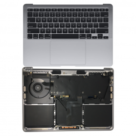 Châssis Complet Apple MacBook Pro 13 ″ Argent A2338 - Châssis + Batterie + Tactile + Clavier AZERTY - Grade A
