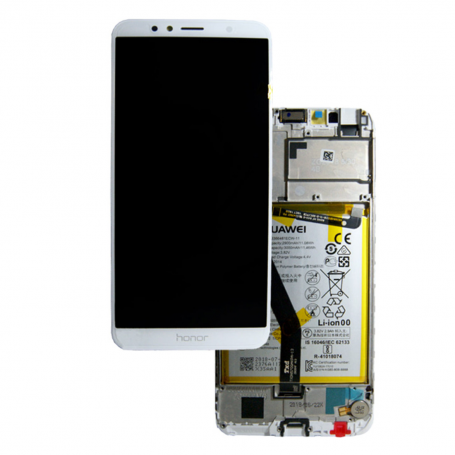 Screen Huawei Honor 7A White + Frame + Battery (Service Pack)