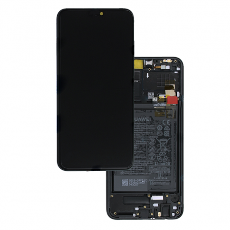 Screen Huawei Honor 8X Black + Frame + Battery (Service Pack)