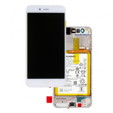 Screen Huawei P10 Lite White + Frame  + Battery (Service Pack)