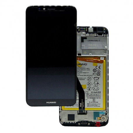 Screen Huawei Y6 2018 Black + Frame  + Battery (Service Pack)