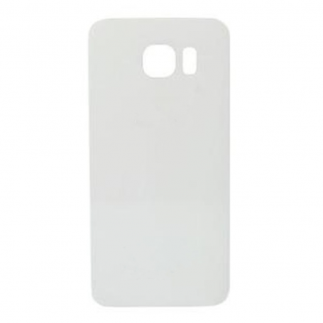Rear Glass Samsung Galaxy S6 (G920F) White (No Logo)