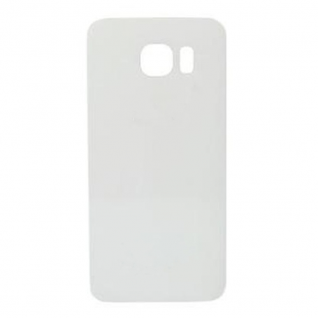 Vitre arrière Samsung Galaxy S6 (G920F) Blanc (Sans Logo)