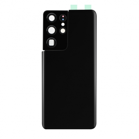 Vitre arrière Samsung Galaxy S21 Ultra 5G (G998B) Phantom Noir (Sans Logo)