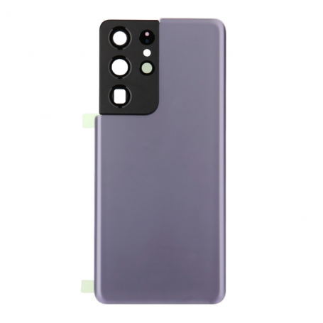 Vitre arrière Samsung Galaxy S21 Ultra 5G (G998B) Phantom Violet (Sans Logo)