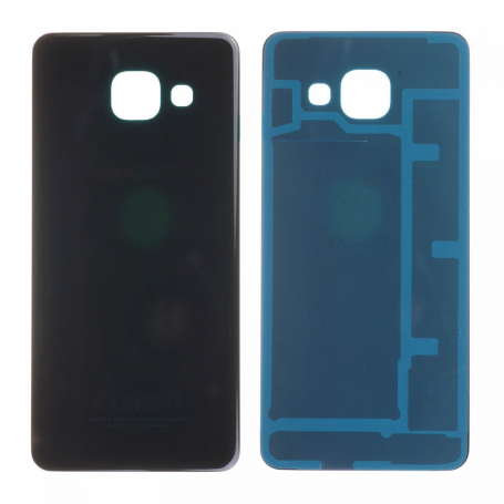 Rear glass Samsung Galaxy A7 2016 (A710F) Black (No Logo)