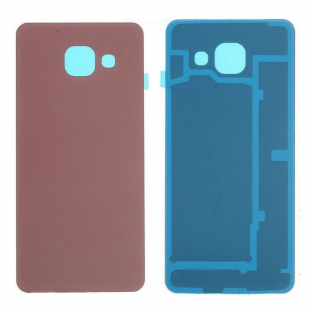 Rear glass Samsung Galaxy A7 2016 (A710F) Rose (No Logo)