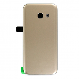 Back Glass Samsung Galaxy A3 2017(A320F) Gold (Without Logo)