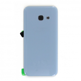 Back Glass Samsung Galaxy A7 2017(A720F) Blue (Without Logo)