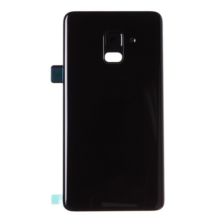 Rear glass Samsung Galaxy A8 2018 (A530F) Black (No Logo)