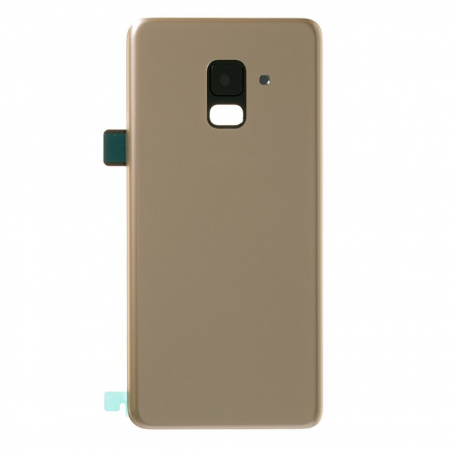 Rear Glass Samsung Galaxy A8 2018 (A530F) Gold (No Logo)