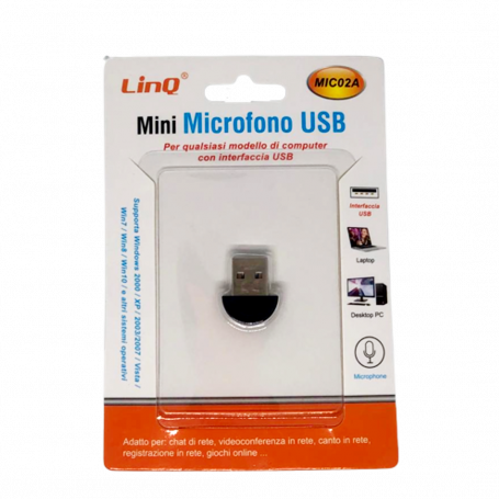 Mini Microphone USB LinQ MICC02A