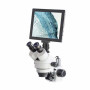 Microscope binoculaire Stéréo à Zoom avec Ecran Adaptateur VGA et Lumière LED (ST-7045)