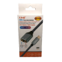 Adaptateur Audio USB-C Mâle / 2 Jack 3.5mm Femelle (Casque + Micro) Nylon Tressé LinQ TPC3536