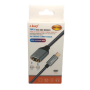 Adaptateur Audio USB-C Mâle / 2 Jack 3.5mm Femelle (Casque) Nylon Tressé LinQ TPC3535