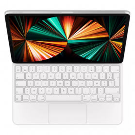 Housse Magic Keyboard iPad Pro 11" & Air 4 AZERTY - Trackpad USB-C - Blanc Apple