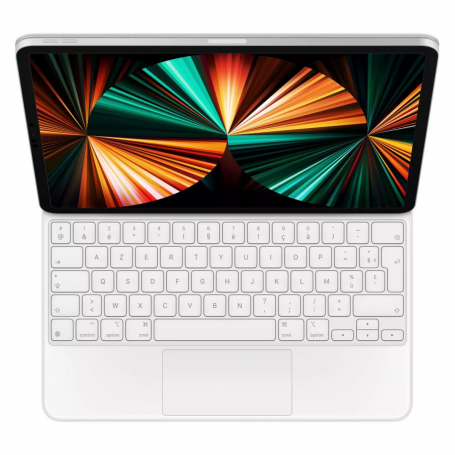 Magic Keyboard for iPad Pro 11 and Air 4 with Integrated Trackpad - USB-C - AZERTY - White (Apple)