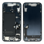 Frame iPhone 14 Black - Charging Connector Battery without Back Glass (Original Disassembled) - Grade A