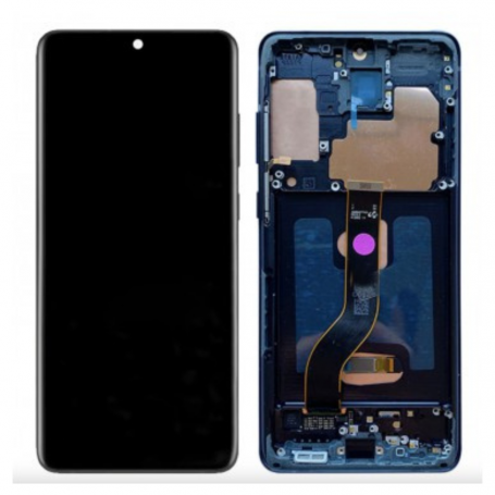 Screen Samsung Galaxy S20 (G985 / G986) Purple + Frame (Service Pack)