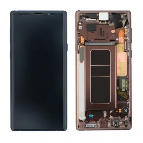 Ecran Samsung Galaxy Note 9 2018 (N960) Or / Cuivré + Châssis (Service Pack)