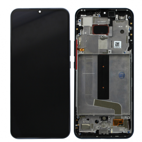 Screen Xiaomi Mi 10 Lite 5G (2020) Gray / TARNISH + Frame (Service Pack) - 56000400J900