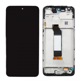 Screen Xiaomi Poco M4 5G (2022) Black / TARNISH + Frame (Service Pack) - 560005L19P00