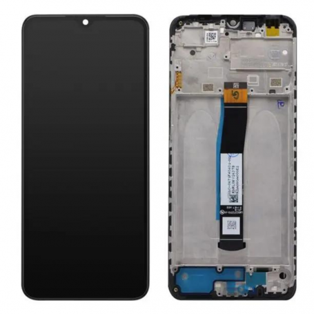 Screen Xiaomi Redmi 10C (2022) Black + Frame (Service Pack) - 560001C3QA00
