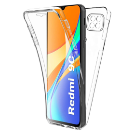 360° Front and Back Transparent Protective Case for Xiaomi Redmi 9C / Redmi Note 11 Pro