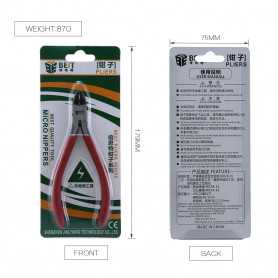 Pince Coupante Tenaille Coupante Outil pour Fil de coupe, câble, plastique, carte, Bijoux