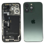 Back Cover Housing iPhone 13 Pro Green - Charging Connector + Battery (Original Disassembled) Grade A