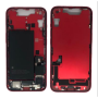 Chassis Arrière iPhone 14 sans Vitre Arrière avec Batterie Rouge (Origine Demonté) - Grade A
