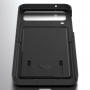 Protective case with adjustable collar ARAREE CANVAS DIARY - Black - Samsung Galaxy Z Flip4