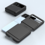 Protective case with adjustable collar ARAREE CANVAS DIARY - Black - Samsung Galaxy Z Flip4