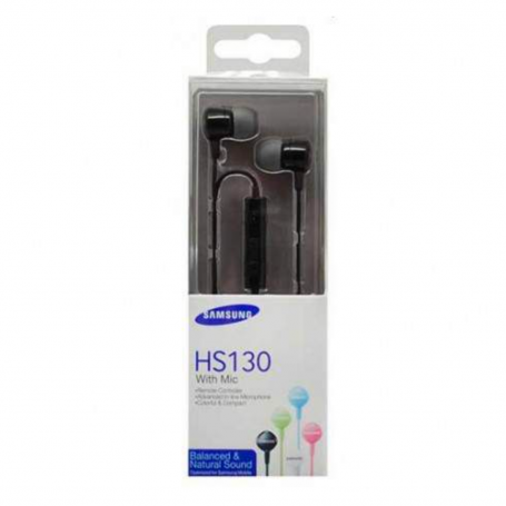 Headphones Hands-free Kit Jack 3.5mm Samsung Black - Retail box (Original) Old package