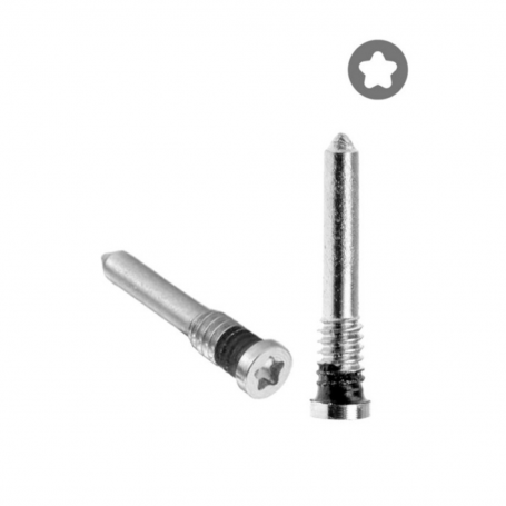 Kit 2 Bottom Screws for iPhone 13 Silver