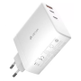 Fast Charging Power Adapter - Devia Series - PD 140W 2C with GaN technology, White (EU)