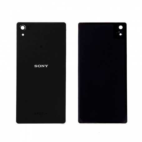 Vitre arrière Sony Xperia Z2 (D6503) Noir - Avec logo + Adhesif