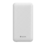 Power Bank avec 4 Câbles Intégrés 10000 mAh - Devia Kintone Series - Blanc