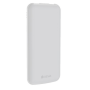 Power Bank with 4 Built-in Cables 10000 mAh - Devia Kintone Series - White