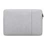 Sac Intérieur pour MacBook / PC Portable 15.4" à 16.2" - Devia Justyle Business - Gris clair