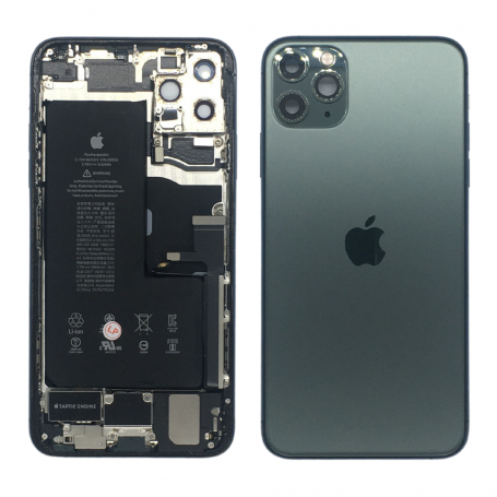 Châssis Complet iPhone 11 Pro Max Vert - Connecteur de Charge + Batterie (Origine Demonté) Grade A