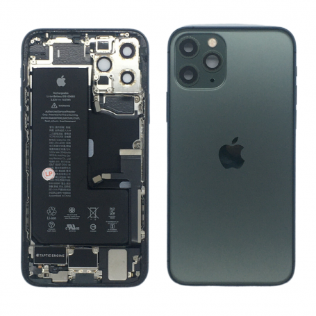 Back Cover Housing iPhone 11 Pro Green - Charging Connector + Battery (Original Dis assembled) Grade B