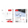 Headphones Hands-Free Kit Jack 3.5mm - D-power k6011 - White