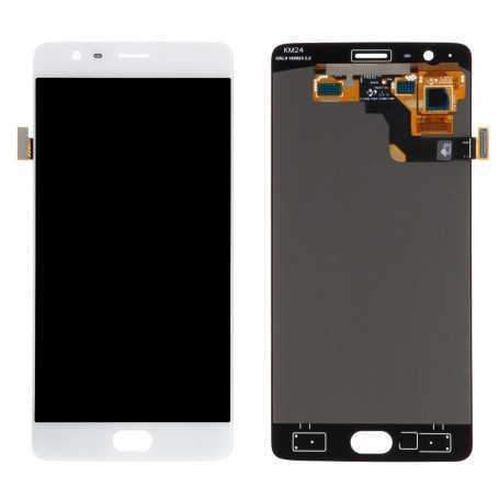 Ecran OnePlus 3 / 3T Blanc LCD + Vitre Tactile Original