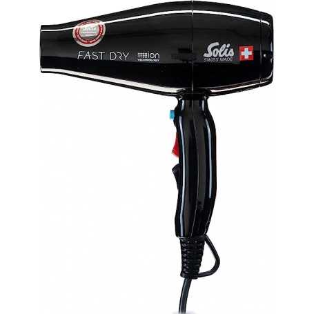Sèche-cheveux professionnel Solis Fast Dry 381 - Noir(Reconditionné)