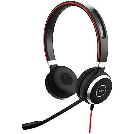 Casque stéréo Jabra Evolve 40 UC pour softphones VoIP - Noir(Reconditionné)