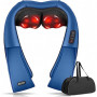 Massageur Shiatsu électrique avec fonction de chaleur et 3 vitesses (bleu vintage)(Reconditionné)