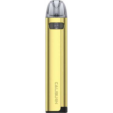 Uwell Caliburn A2S Pod, 520 mAh, 2ml, Gold Color, Nicotine Free (Refurbished)