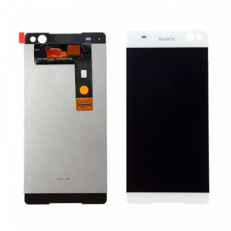 Écran Sony Xperia C5 Ultra (E5553) Blanc LCD + Vitre Tactile