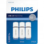Clés USB Philips Snow Edition Shadow Grey 32 Go (Lot 3) en USB 20(Reconditionné)